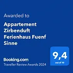 Zirbenduft Fuenf Sinne Appartement